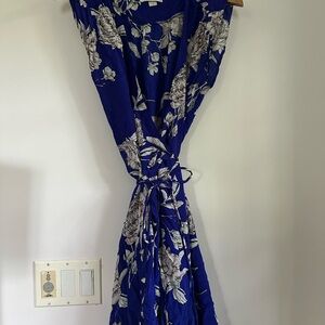 Yumi Kim Royal Blue Floral Dress